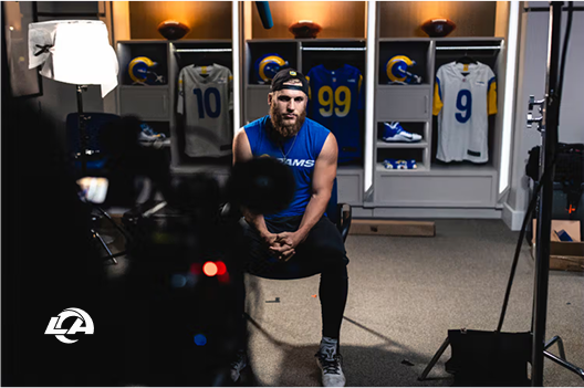 The Los Angeles Rams up their social media game by using Forthcode to speed delivery.